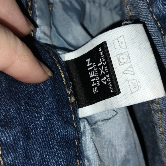 shein fringe jean shorts - Picture 3 of 3